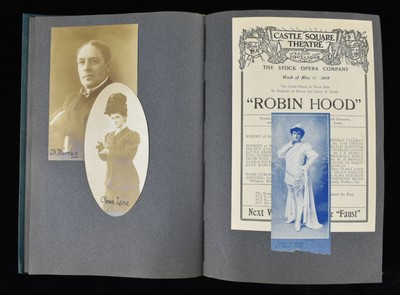 1908-09 Theatre Scrapbook Album 11 w/ Photos Mary Young John Craig JK Murray
