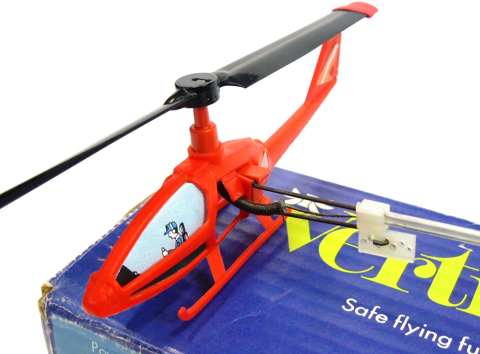 Vintage 1971 Mattel Vertibird Helicopter Original 1st Issue Set w/Blue Box Works