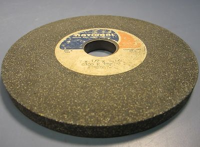 National 7'' x 1/2'' x 1 1/4'' Grinding Wheel C100-K-13V6, 3600 max RPM, NWOB