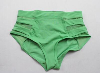 Adore Me Women's Daeny High-Waist Bikini Bottom AC9 Absinthe Green Medium NWT