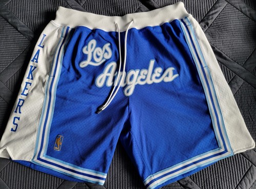 mitchell&ness × just don Lakers shorts Men's Mitchell & Ness x Just Don Purple Los Angeles Lakers