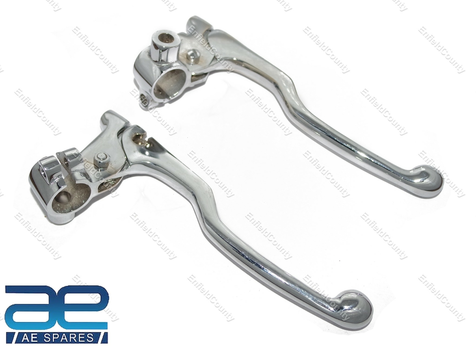 Fits For Royal Enfield Early Model Chrome plated Clutch And Brake Lever Assembly