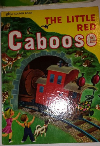 3 big Golden Books and 1 Rand McNally Giant Book