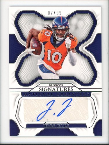 2022 Panini National Treasures Jerry Jeudy #SIG-JJE