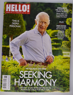 Hola! Revista 9 De Febrero De 2026 Rey Carlos, Paris Hilton, Jennifer Aniston