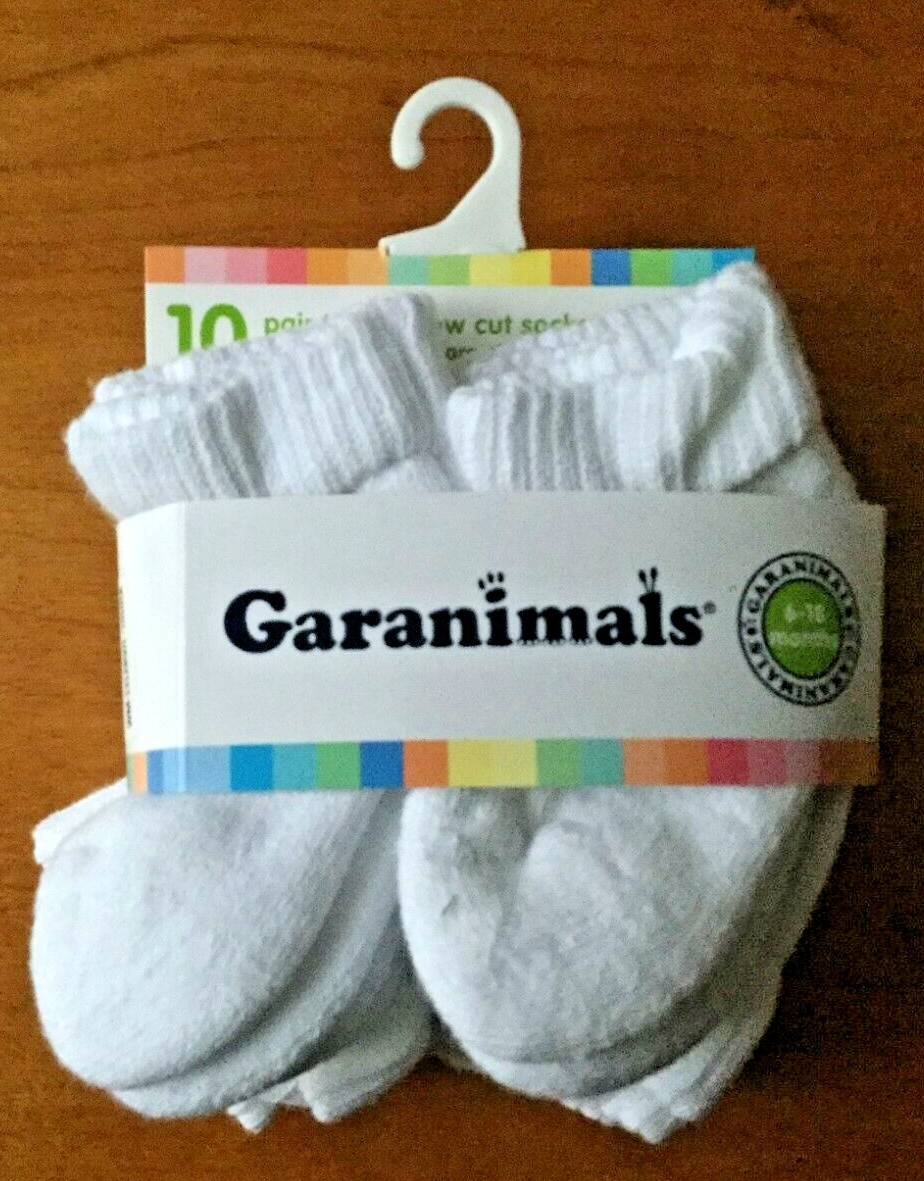 10-pack - White - 6-18 Months - Free Ship