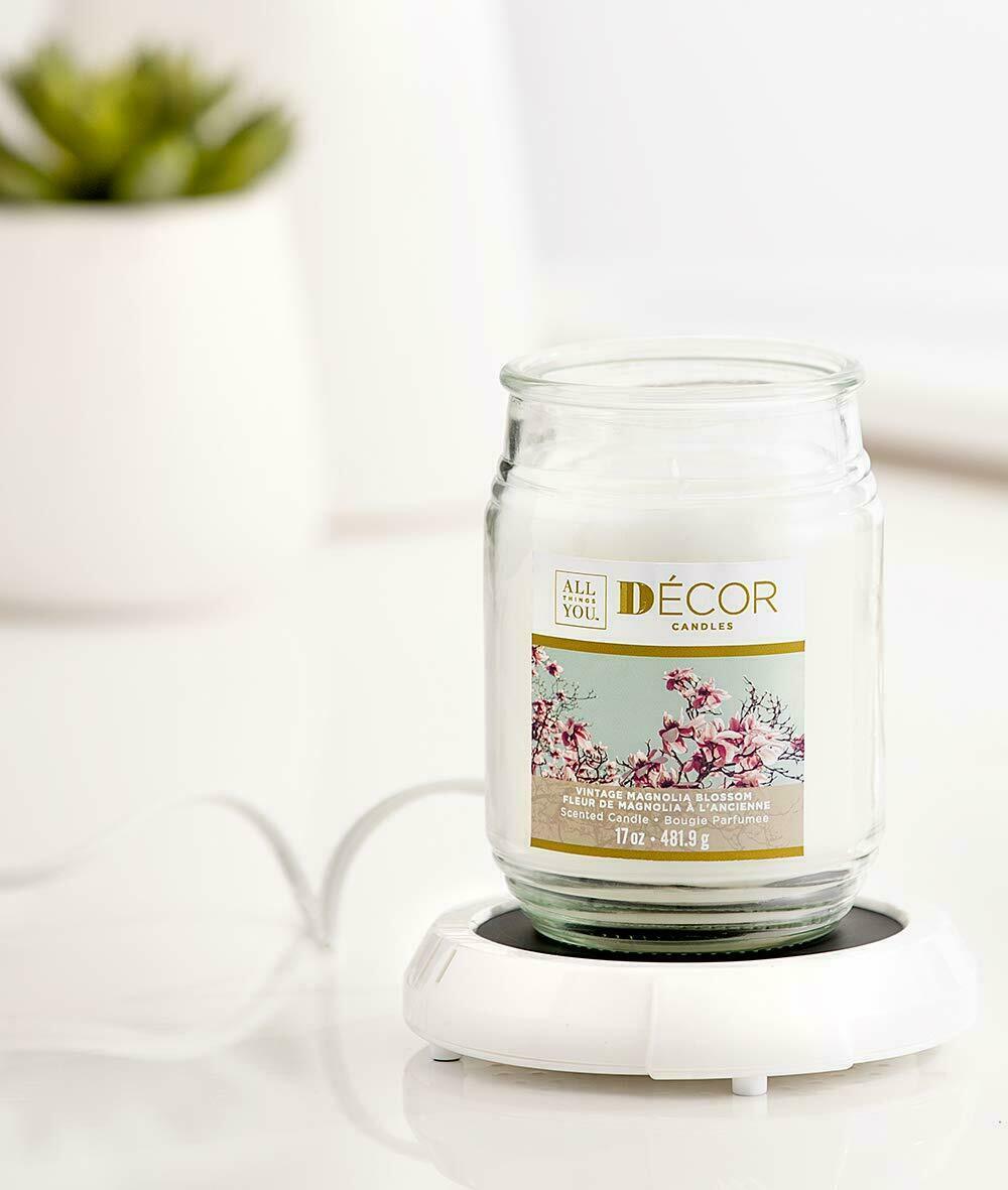 Large Candle Warmer Jar Candle Warmer Safely Releases Scents Without a