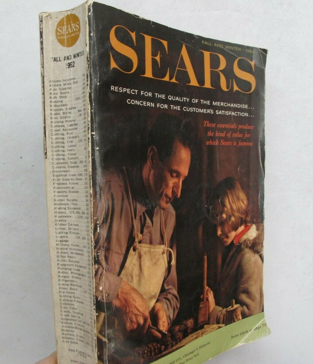 Business Trade Catalog Sears Fall and Winter 1962 Clothes