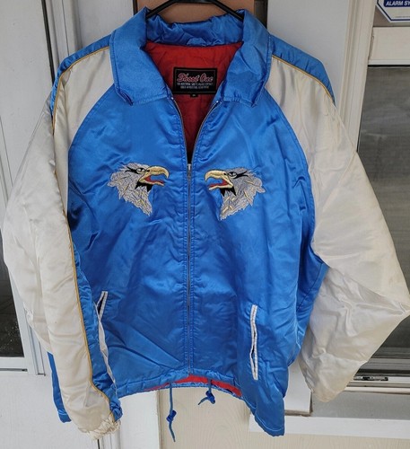 VINTAGE JAPANESE SOUVENIR JACKET EMBROIDERED Dragon Eagle