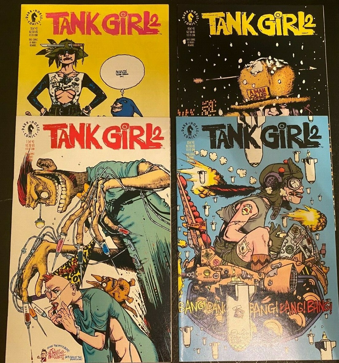 Tank Girl 2 #1 2 3 4 FULL RUN Dark Horse Comics VF or Better Tank Girl 2 #1 2 3 4 FULL RUN Dark Horse Comics VF or Better