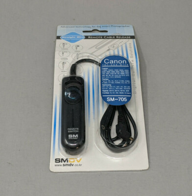 SMDV SM-705 Canon Transceiver Wired Remote Control Cable Trigger Shutter Release