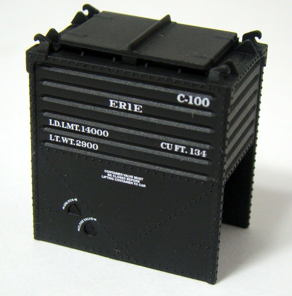 HO Scale Walthers ERIE RR Bulk Container 3 Pack