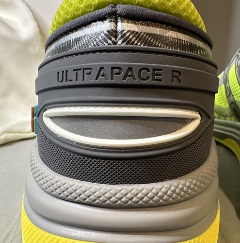 Pre-owned Gucci Ultrapace R Grey & Neon Yellow Sneakers Men's Size 7 (us 7.5) Authentic