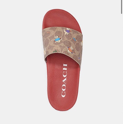サンダル・ミュール coach Udele Sport Slide With Valentine's Print CQ092 COACH Women's Udele Valentines Slide Sandals | Bloomingdale's