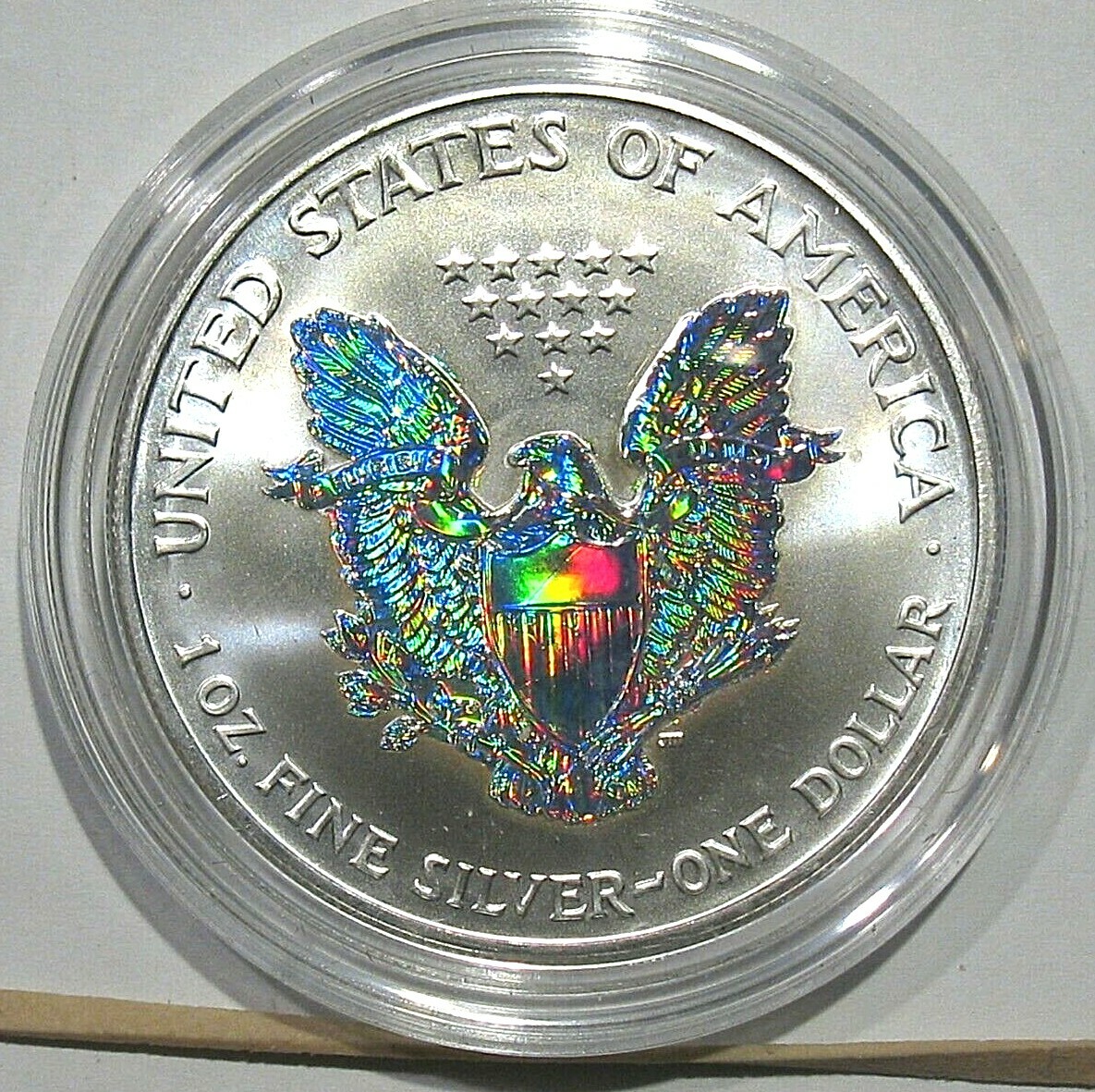 2002 Halogram American Eagle Silver Dollar