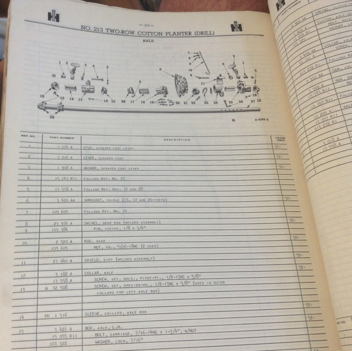 PO1316 - A New Axle Sleeve For A McCormick No. 213 Drill Planters (1952 and Up)