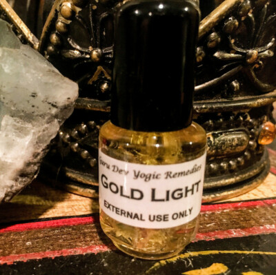 GOLD LIGHT HandBlended Oil-Guru Dev Yogic Remedies-SNR, Sat Nam Rasayan, Perugia