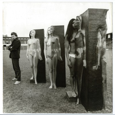 Fotografie Der Bildhauer Hanns Karlewski 