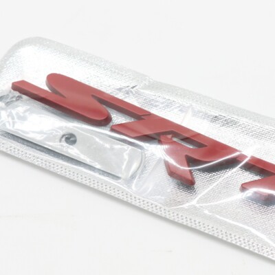 3D Metal For SRT HellCat Scat pack Front Grille Emblem Badge Universal Matte Red