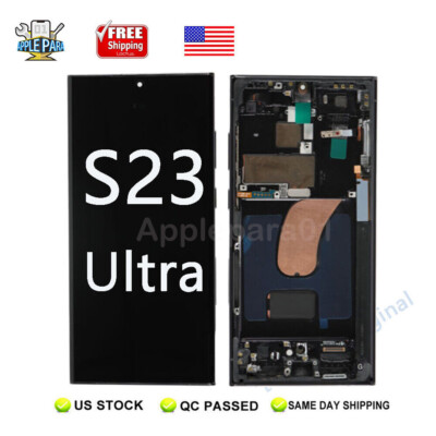 Smaller OLED For Samsung Galaxy S23 Ultra 5G S918U/U1/W LCD Display Touch Screen