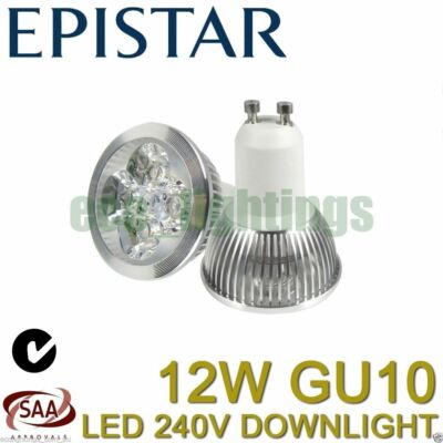 6 X EPISTAR LED GU10 12W bulb downlight spotlight globe lamp WARM WHITE 240V
