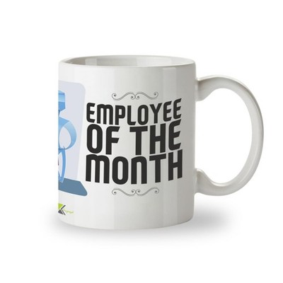 Employee Of The Month Funny Coffee Tea Mug Office Leaving Colleague Gift 11oz