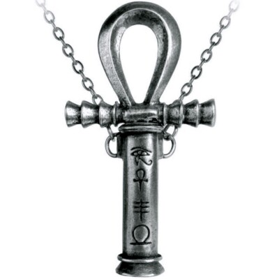 Ankh of the Dead Necklace, Ancient Egyptian Symbols, Talisman, Alchemy England