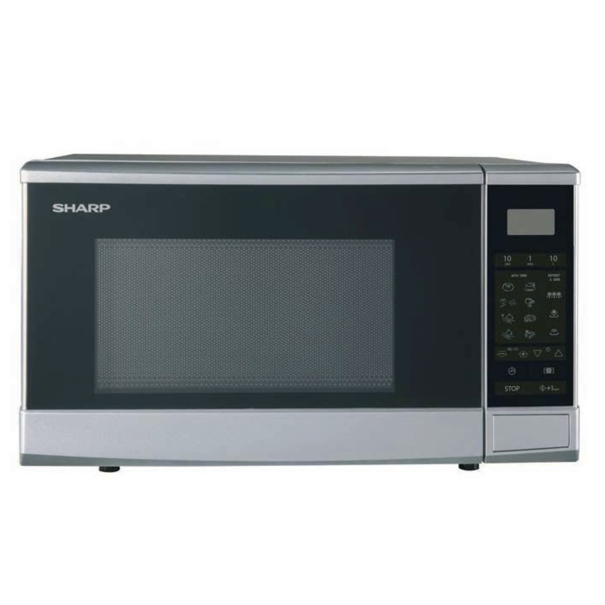 SHARP  R-270 S Solo-Mikrowellengerät 20 Liter Drehteller  800 Watt silber