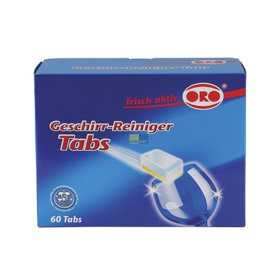 Spülmaschinen-Reiniger Tabs ORO-frisch-aktiv Reinigungsmittel 60 Tabs 1080g