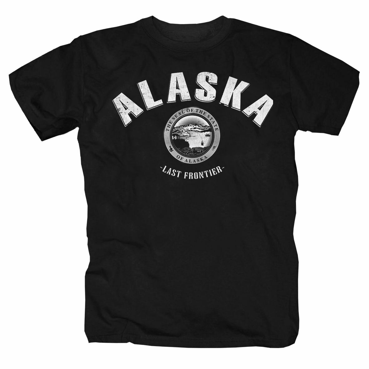 Alaska Bundesstaat America USA Husky Eisbären Robben T-Shirt Shirt S-5XL