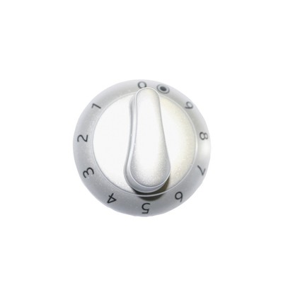 Drehknopf Zuschaltung 2Kreis silber Herd Juno 319349680 jeh320 jeh350 jeh351