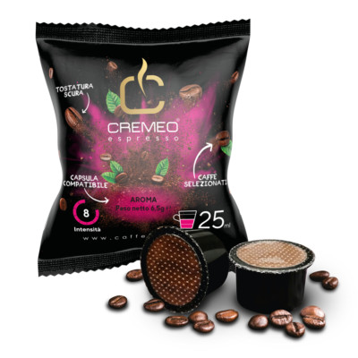 100 Capsule Caffè Cremeo Miscela Magia Compatibili Aroma Vero Fior Fiore Coop