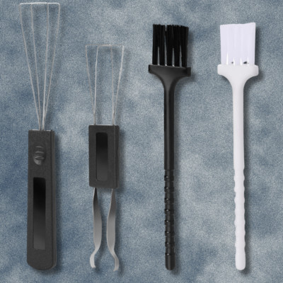4 Pack Keycap Puller Kit Keyboard Key Remover Switch Puller with Cleaning Brush