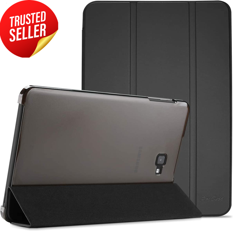 Galaxy Tab A 10.1 2016 Case T580 T585 T587 Slim Stand Smart Cover Black