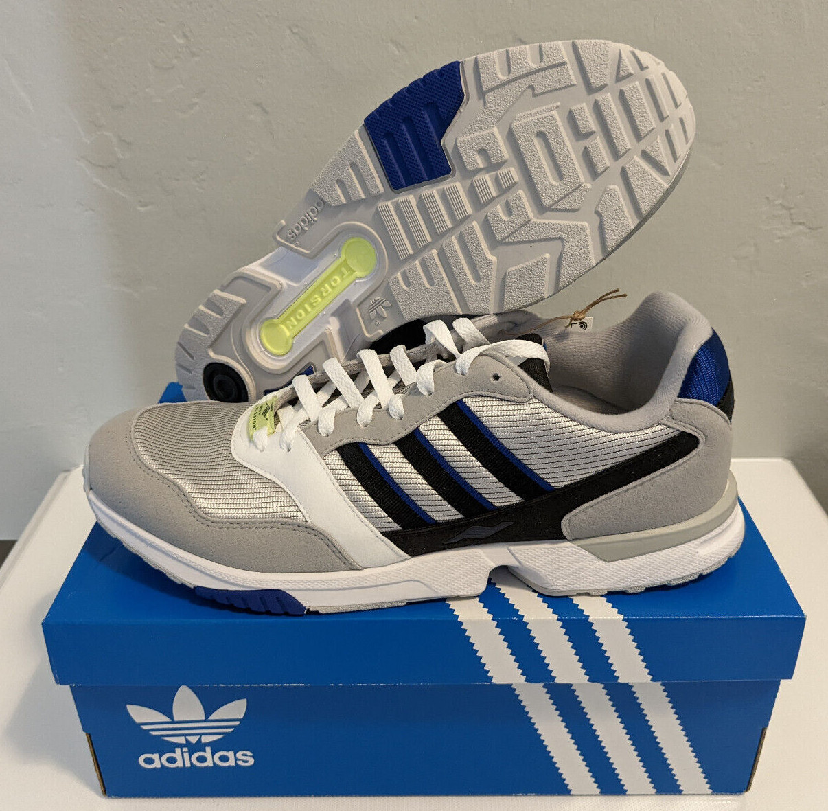 adidas FX6920 ZX 1000 C Grey Black Blue White FX6920 Men's