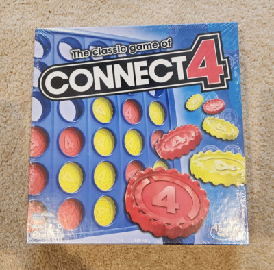 Connect 4 Classic Strategy Board Game for 2 Players   4 in a Row Family Fun