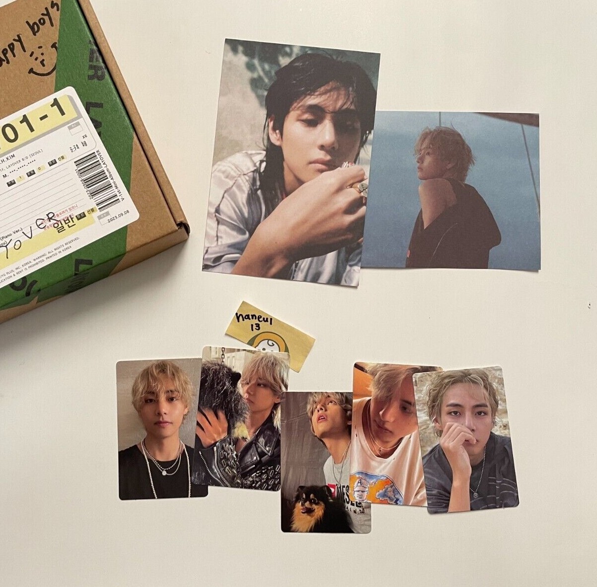 BTS V Layover weverse特典 PVCフォトカード トレカ BTS V TAEHYUNG LAYOVER Weverse Shop Special POB PVC Official