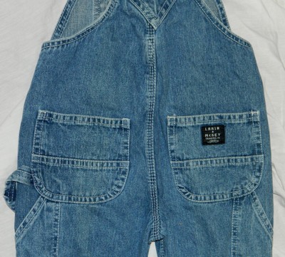 Youths Boys Classic Lakin McKee Brand Denim Overalls size 4 / 26x18