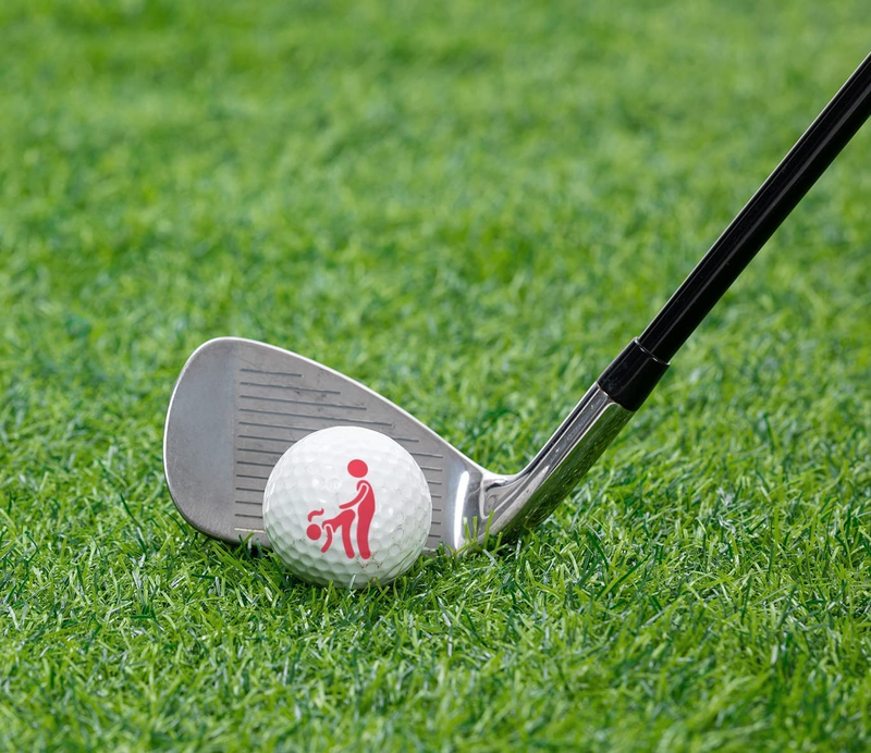 Funny Golf Ball Marker Stencil Adult Humor Pranks Stamper Drawing Tool for Men W