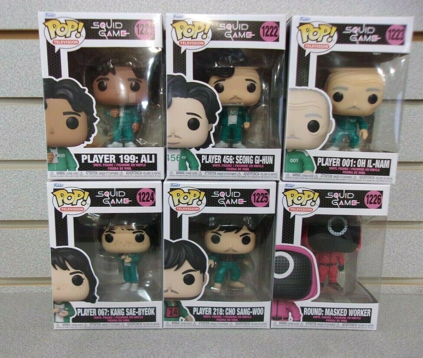 (新品未使用未開封) イカゲーム Funko pop! フィギュア 6体セット Complete set of 6 Funko Squid Game POP Vinyls! 🔥 (@Z1) | eBay