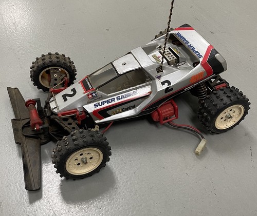 Vintage Tamiya Super Sabre RC Buggy 1/10 Scale UNTESTED FOR