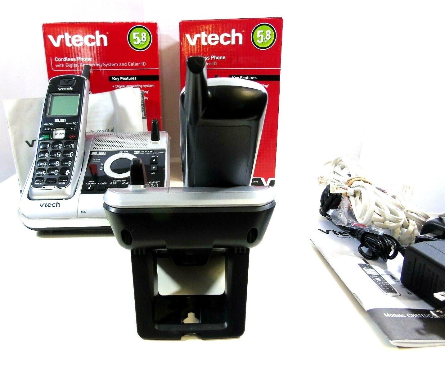 VTech CS5121 5.8 GHz Single Line Cordless Phone w/ CS5111 handset