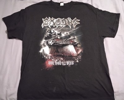 Exodus Thrash Metal World Tour Vintage Shirt 2005 2006 XL Excellent Shape