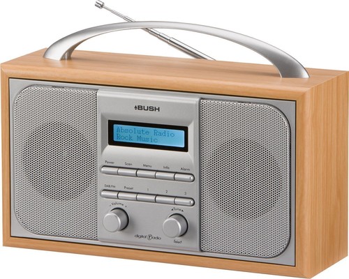 Bush R701 FM/MW Analogue Radio Brown Wooden 1930s Retro Style Case