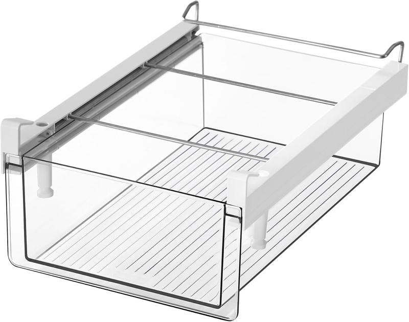 Drawer Organizer 14In 20In for Refrigerator Fridge Deli Meat Cheese Eggs Fruit