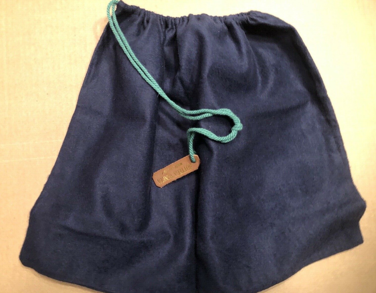 Authentic Bottega Veneta Dust Bag Blue Storage Drawstring