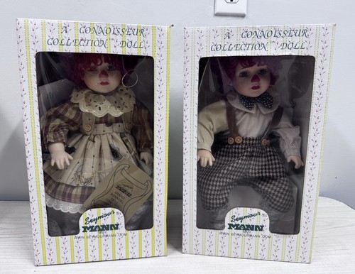 Raggedy Ann & Andy Porcelain Dolls, SEYMOUR MANN