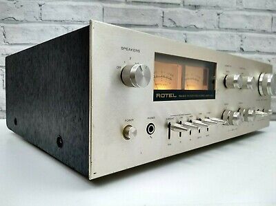 Amplificador Integrado Rotel RA- 812 Vumeters Alta Gama Vintage Vumetros