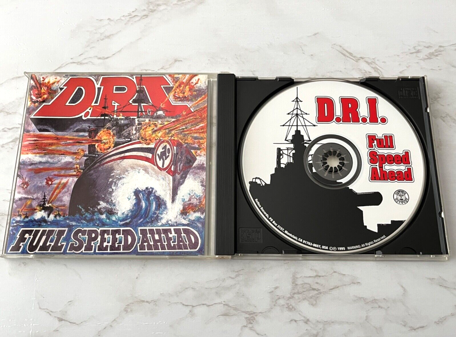 D.R.I. Full Speed Ahead CD ORIGINAL 1995 Rotten Records 2099