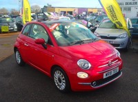 2018 Fiat 500 1.2 Lounge Hatchback 3dr Petrol Manual Euro 6 (s/s) (69 bhp)